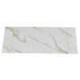 Обеденный стол OKT-2295 1800(2400)*900*760 Глянцевое покрытие Kass gold white Hestia